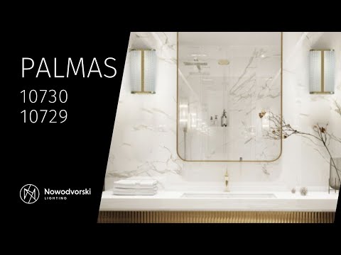 Бра Nowodvorski 10730 Palmas LED 1x15W 4000k 1000Lm IP44 Brass