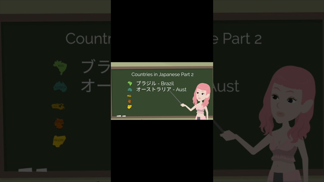 #Shorts - Countries in Japanese Part 2