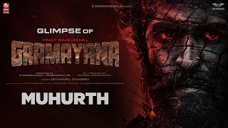 Glimpse of #Gramayana  Muhurth  l Vinay Rajkumar | Devanuruchandru | Poornachandra Tejaswi |