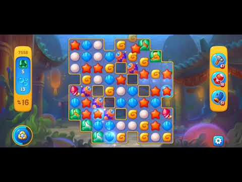 Fishdom 7558 Hard Level - NO 💣🧨💥