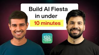 Build AI Fiesta in just 10 minutes  with AI | No-Code | Free | Mayank Aggarwal