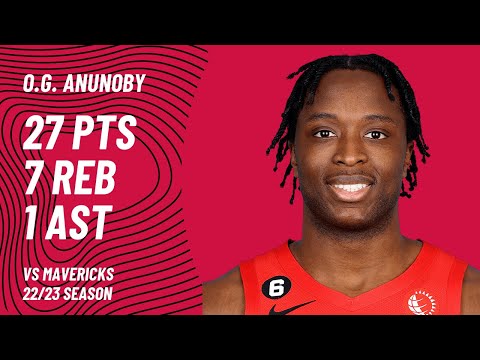 O.G. Anunoby vs Dallas Mavericks | 4.11.2022