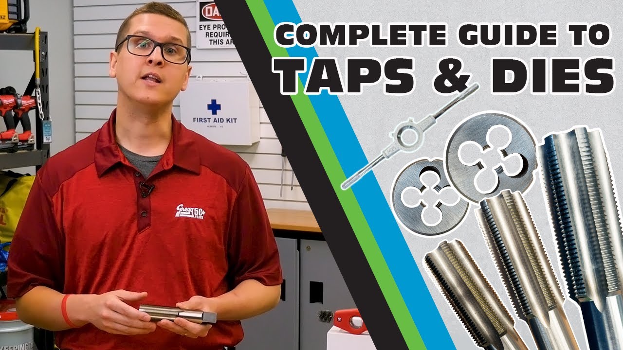 Watch video Everything You Need to Know About Taps & Dies - Gear Up With Gregg's Now Everything You Need to Know About Taps & Dies - Gear Up With Gregg's