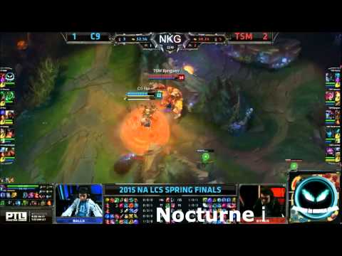 TSM Bjergsen Cho'Gath Nom Nom Nom edition ( TSM vs C9 Na LCS Final )