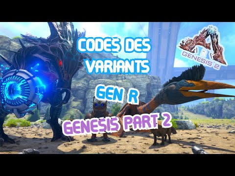 CREATURES GEN R VARIANT - CHEAT CODES - ARK GENESIS PART 2