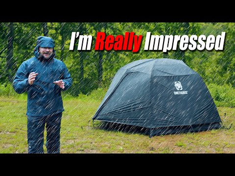 This Tent Only Costs $180 and It Performs This Good! - OneTigris Stella Tent Waterproof Test