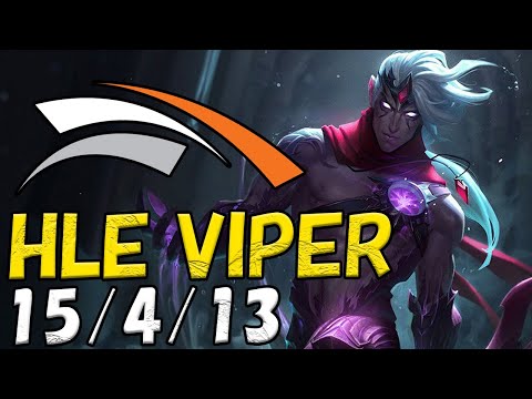 HLE Viper ヴァルス(Varus) VS エズリアル(Ezreal) BOT ADC patch 13.3 KR RANK