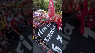 🔥Povo está nas ruas exigindo o fim da escala 6x1 com manifestações em todo o País🔥