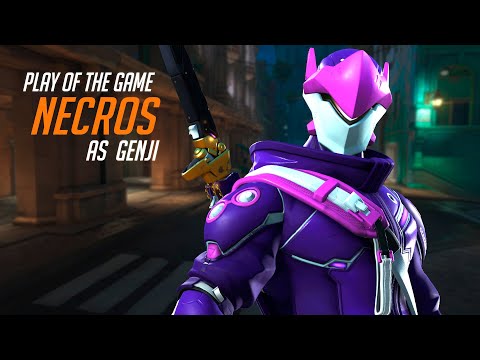 THIS GENJI IS SO FAST - NECROS DOMINATING COMP! POTG! [ OVERWATCH 2 TOP 500 ]