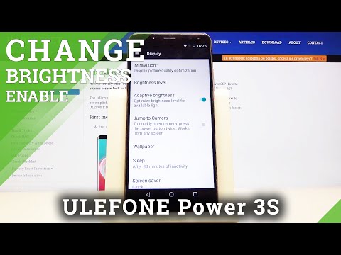 How to Activate Auto Brightness in ULEFONE Power 3S – Adjust Screen Settings