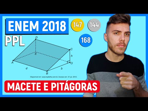 🛑MACETE GENIAL - 147 Enem 2018 PPL -  inclinação de um telhado depende do tipo e da marca das