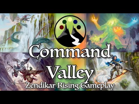 Omnath, Verazol, Akiri, Kaza - Zendikar Rising Gameplay - Command Valley