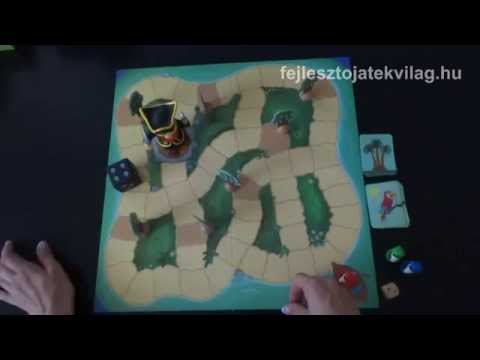 Djeco, Big Pirate játékszabály, kalózos stratégiai társasjáték, 5-9 év - Fejlesztő Játék Világ