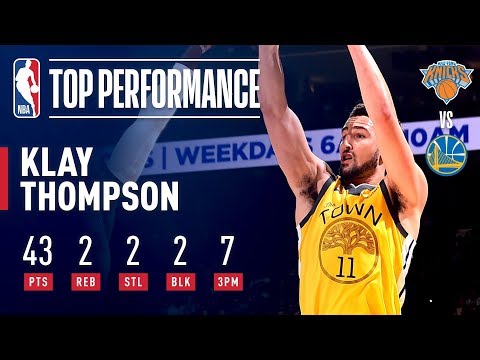 Klay Thompson Catches Fire and Puts Up 43 For Warriors | January 9, 2019