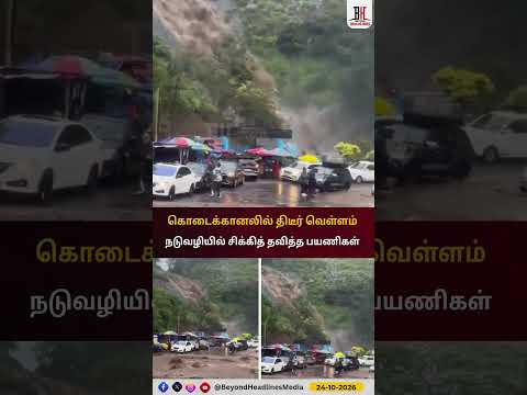 Kodaikanal Heavy Rain: கொடைக்கானல் சில்வர் ஃபால்ஸில் பயங்கர வெள்ளப்பெருக்கு | சுற்றுலா பயணிகள் அவதி