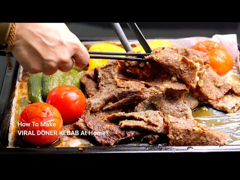 DUBAI'S VIRAL Homemade Döner Kebab - You'll Never Order Lamb Döner Again |  Full Recipe Step by Step