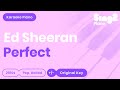 Ed Sheeran - Perfect (Piano Karaoke)
