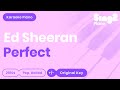 Ed Sheeran Perfect Piano Karaoke