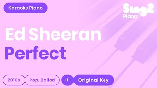 Download lagu Ed Sheeran - Perfect (Piano Karaoke) mp3