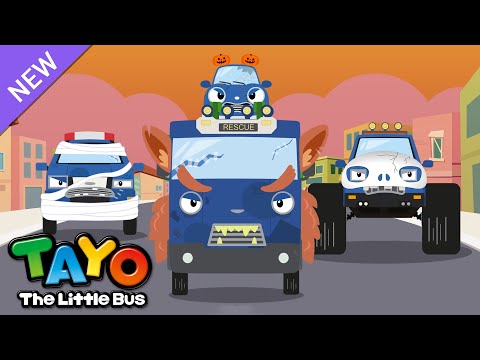 The Best Team, Blue Rescue Team!✨ | Halloween Songs | Rescue Team Songs | Tayo Sing-Along Show