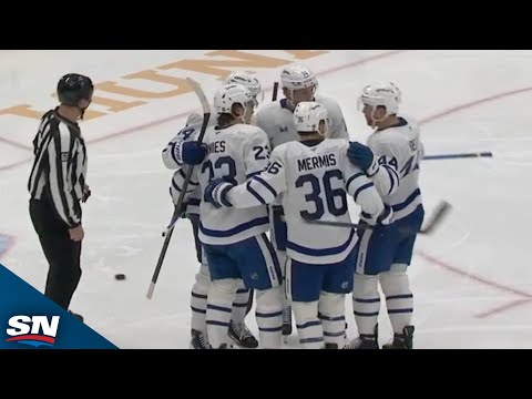 Maple Leafs' Auston Matthews dangles Alex Ovechkin And Sets Up Matthew Knies For Pretty Goal