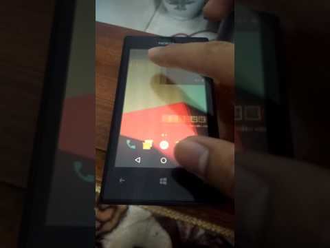 Nokia Lumia 520 sous Android Nougat
