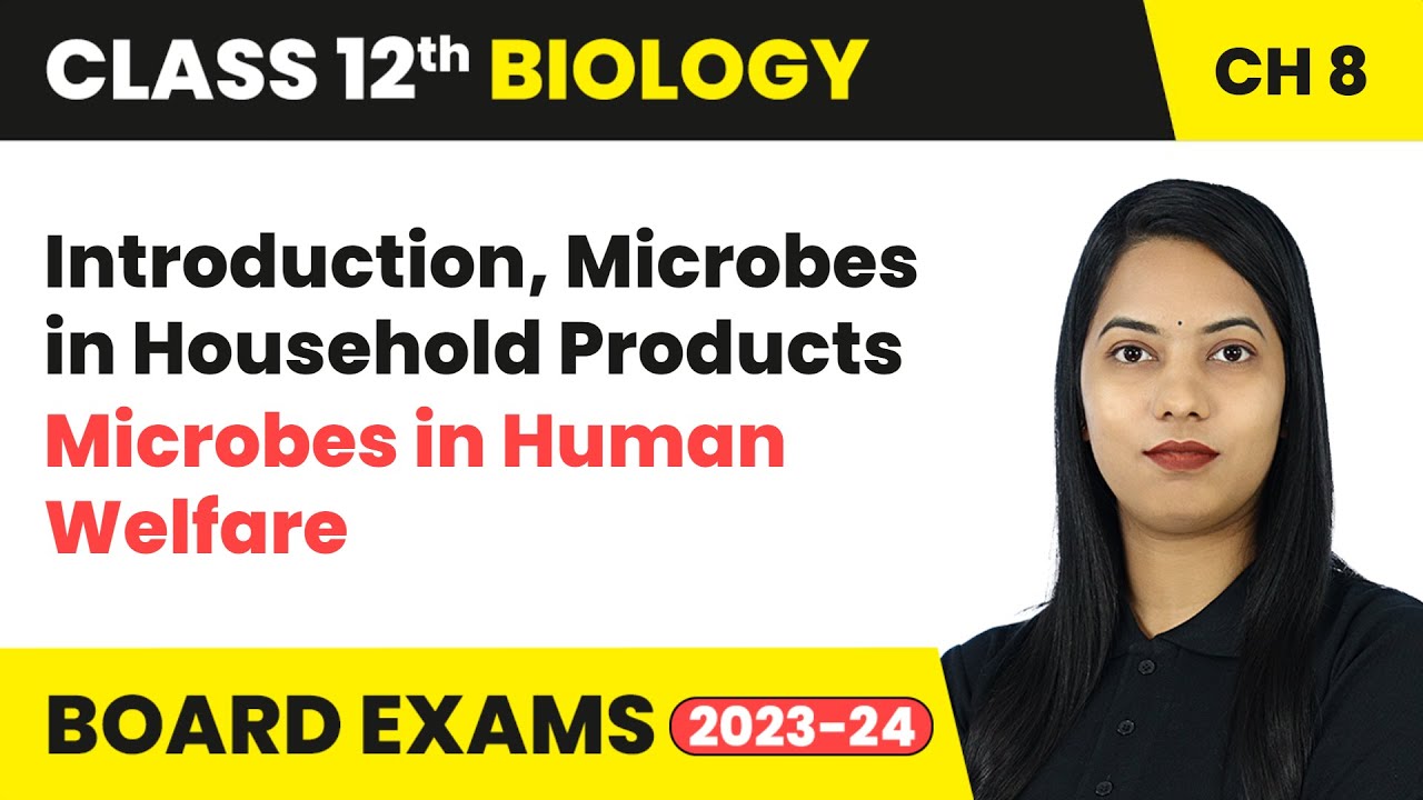 Introduction, Microbes in Household Products - Microbes in Human Welfare | Class 12 Chapter 8 | CBSE
