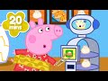 Peppa Orders Food From A ROBOT Japanese Restaurant Peppa Pig Full Episodes 20 Minutes