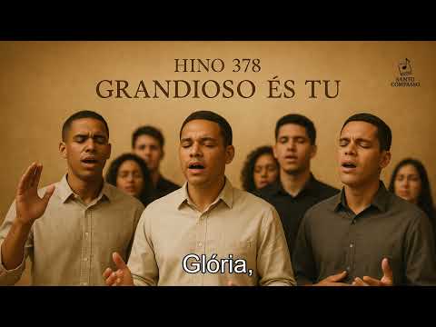 Hino 378 CCB - Grandioso és Tu (estilo Coral Americano)