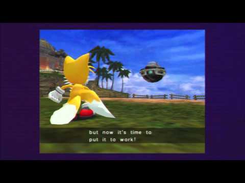 Sonic Adventure Playthrough pt19 - Crash Landing/ Egg Hornet Boss Battle (Tails' Story)