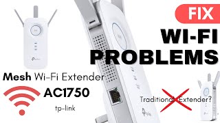 Wi-Fi mesh or traditional wifi range extender? Quick review and unboxing AC1750 mesh from tp-link