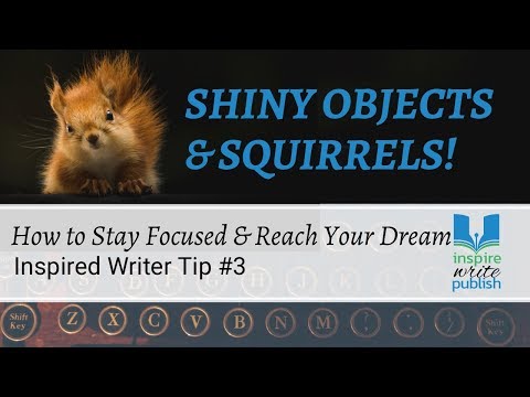 Shiny Object! Squirrel! How to Stay Focused / Inspired Writer Tip #3
