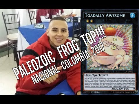 YuGiOh! Top 8 WCQ National 2017 Colombia Paleozoic Frog Deck Profile - Anderson Diaz -Team Jerry