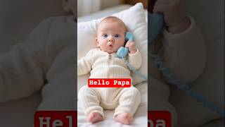 Download lagu hello papa Baby 🐥🍼 Voice #cute #funny #ai #video #trending #viralvideo #cutebaby #baby mp3