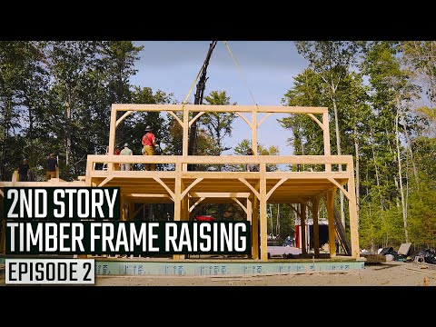 Raising Timber Frame Ridge Beams | Shelter Builds a Country Home & Garage | Ep. 2