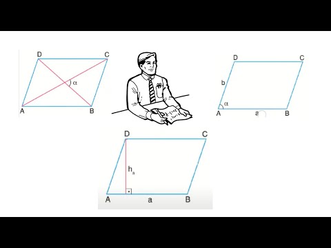 3 façons de calculer l'aire du parallélogramme