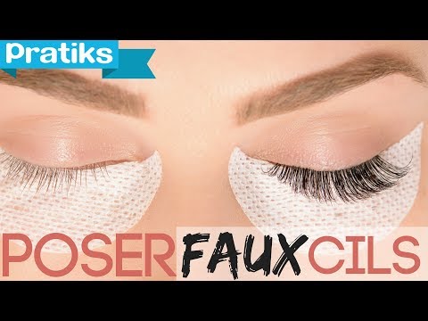 comment poser des faux cils make up forever