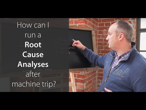 How can I run a Root Cause Analyses after machine trip ?