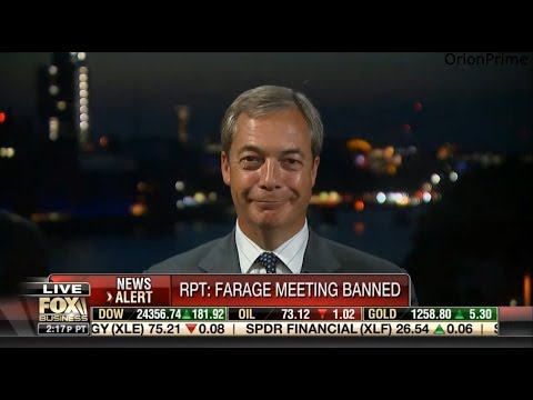 Nigel Farage: Farage meeting banned during Trump's visit to the UK/Sadiq Khan okays protest.
