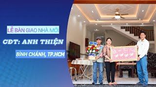 Hoàn Thiện Bàn Giao căn nhà Sân Vườn Mái Thái 2 Tầng cho CĐT Anh Thiện ở Bình Chánh, TP.HCM.