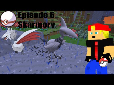 Minecraft Pixelmon ep 6: Skarmory the great