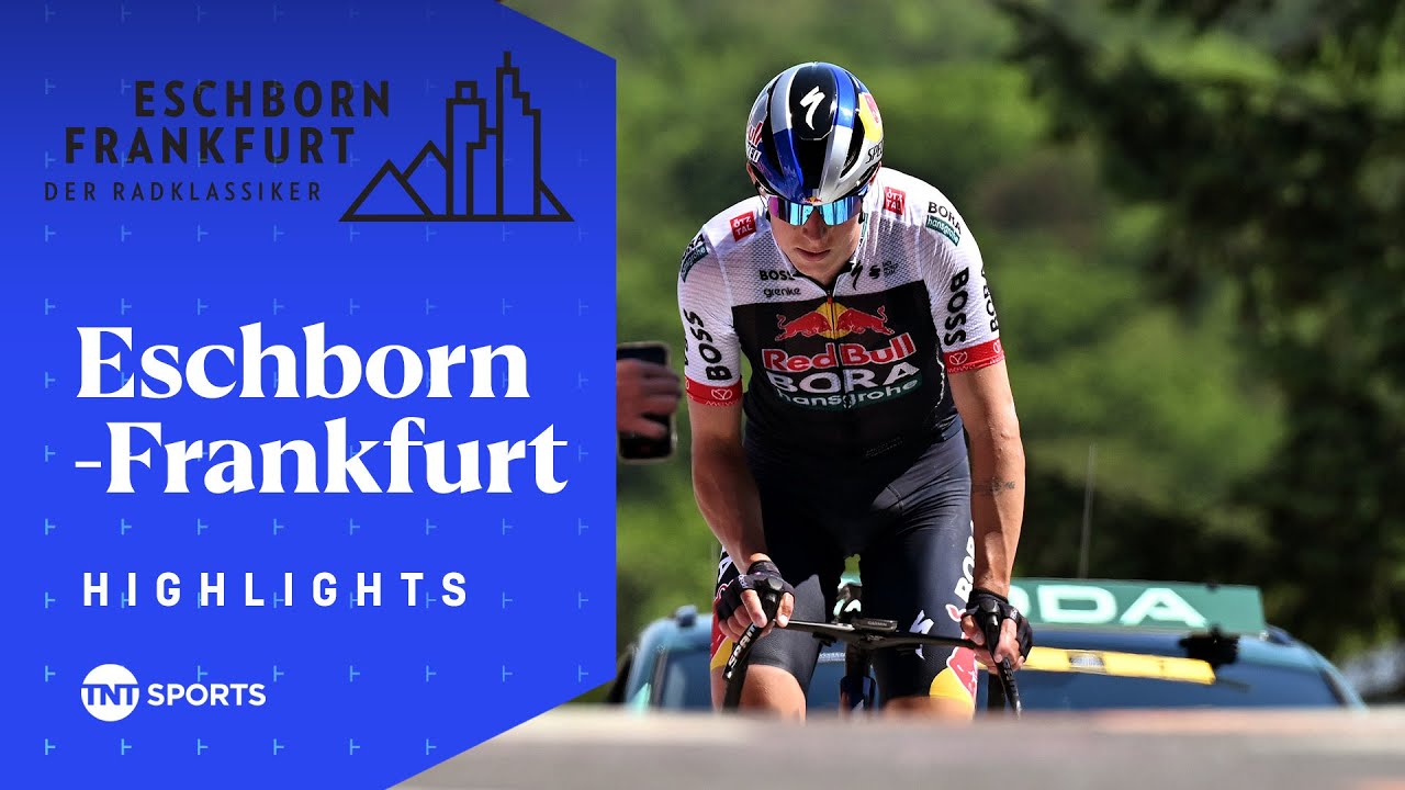 POWERS TO SENSATIONAL WIN! 🚀 | 2025 Eschborn-Frankfurt Men's Race Highlights | TNT Sports Cycling