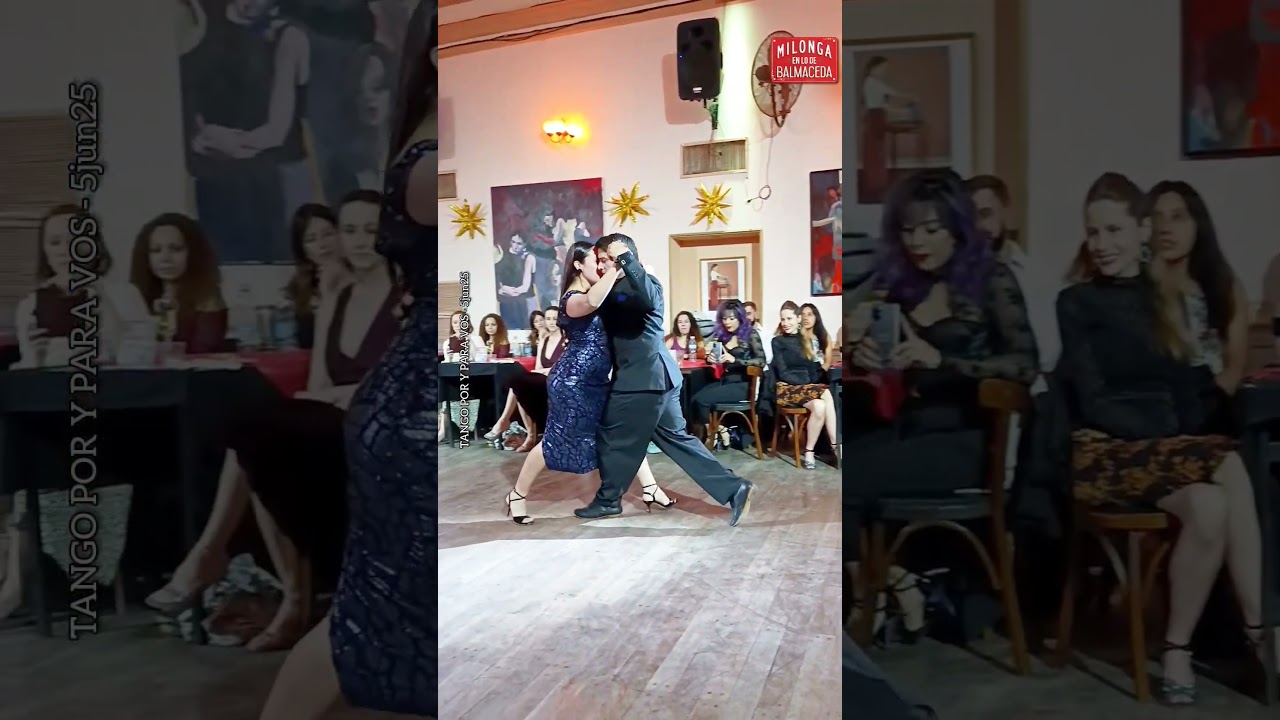 Video thumbnail for Reel Quién sino tú (Di Sarli) Aldana Figueroa y Matías Gutiérrez. En lo de Balmaceda 5jun25