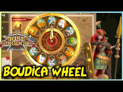 Rise of kingdoms - boudica wheel unlock spin for ysg