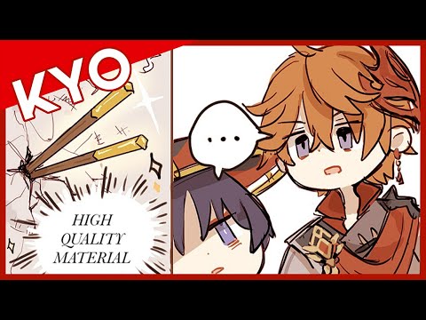 Childe's New Weapon Is...Zhongli's Chopsticks? (Genshin Impact Comic Dub)