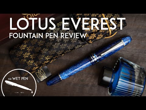 Review: Lotus Everest Fountain Pen in Blue Stardust