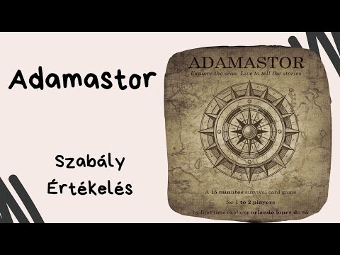Adamastor társasjáték játékbemutató és szabályismertető - Társasozz Okosan!