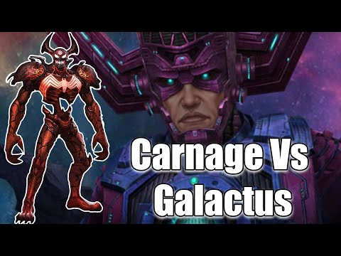 Carnage vs Galactus! Giant Boss Raid (Marvel Future Fight)