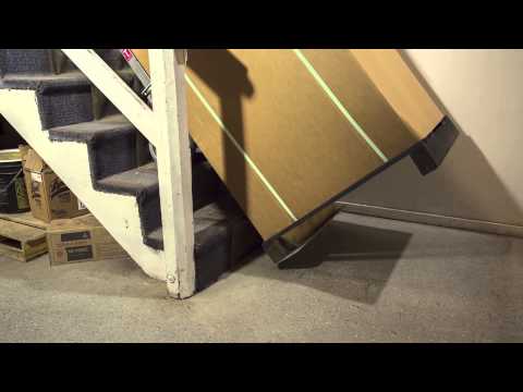 Moving a safe downstairs