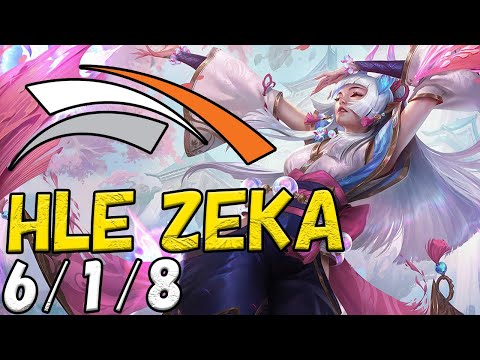HLE Zeka シンドラ(Syndra) VS アカリ(Akali) MID patch 12.22 KR RANK